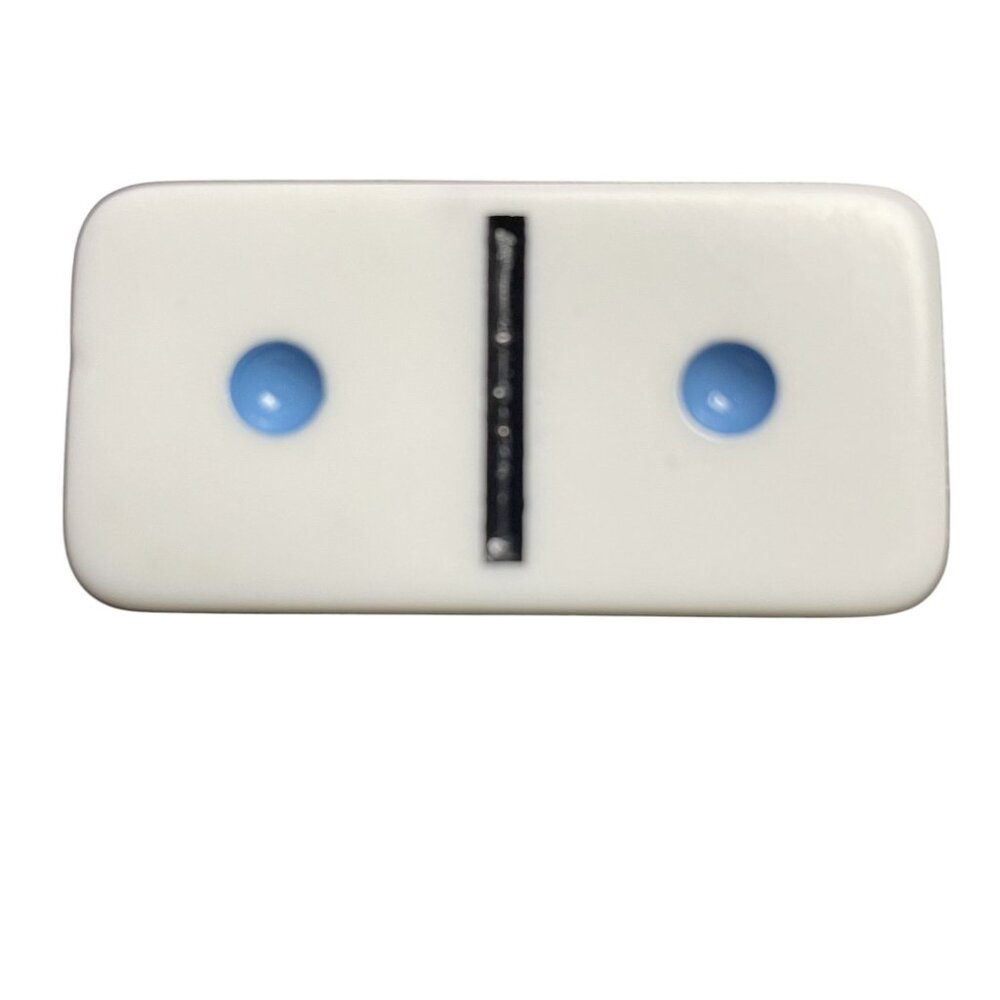 Double Twelve Dominoes Replacement Tile 1 1 Color Dot mq
